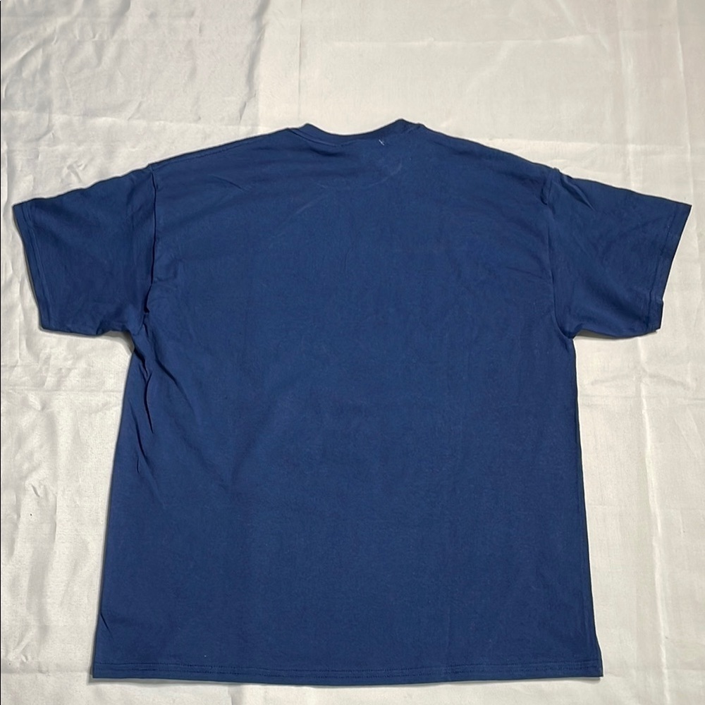 Navy Blue Short Sleeve Graphic T-Shirt - Picture 4 of 8